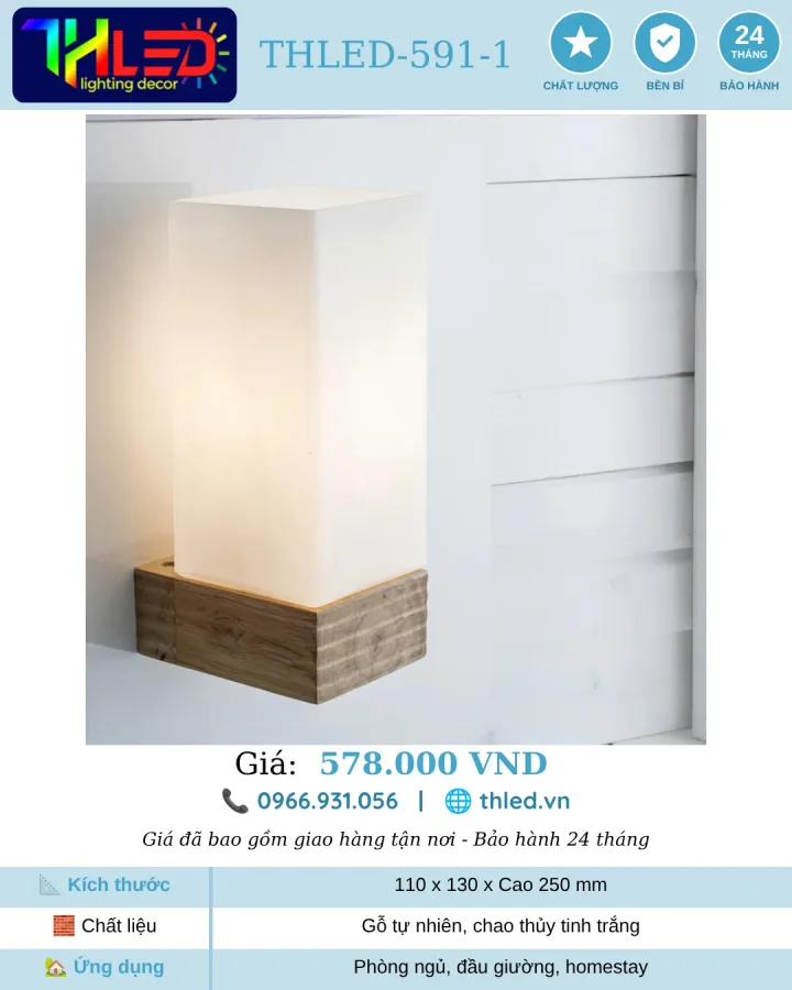 Đèn vách THLED-591-1