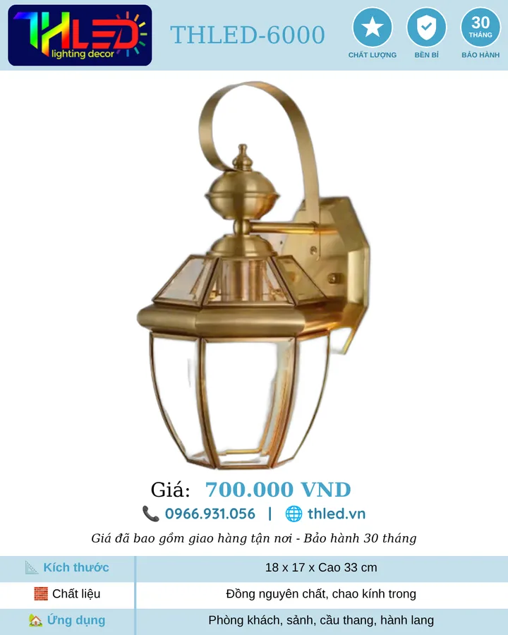 Đèn vách THLED-6000