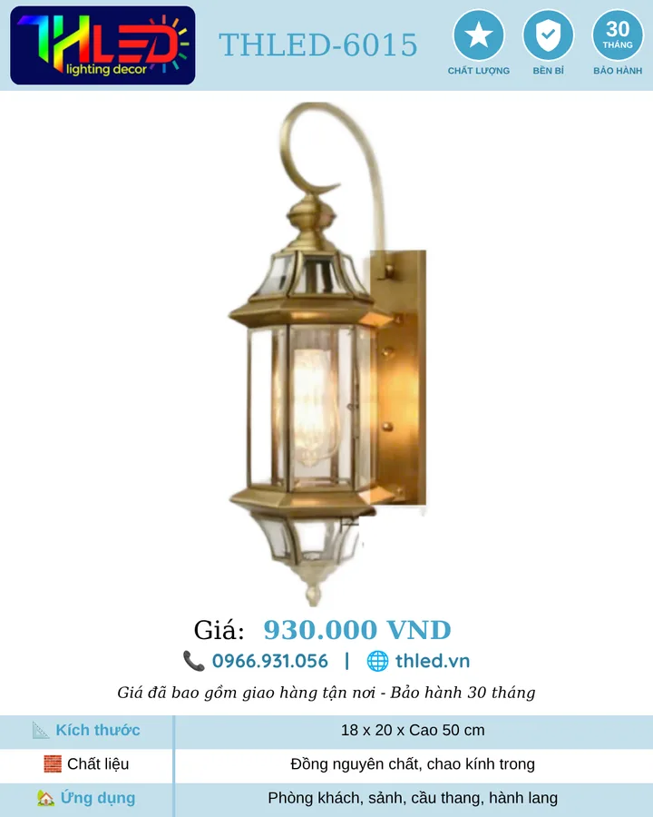Đèn vách THLED-6015