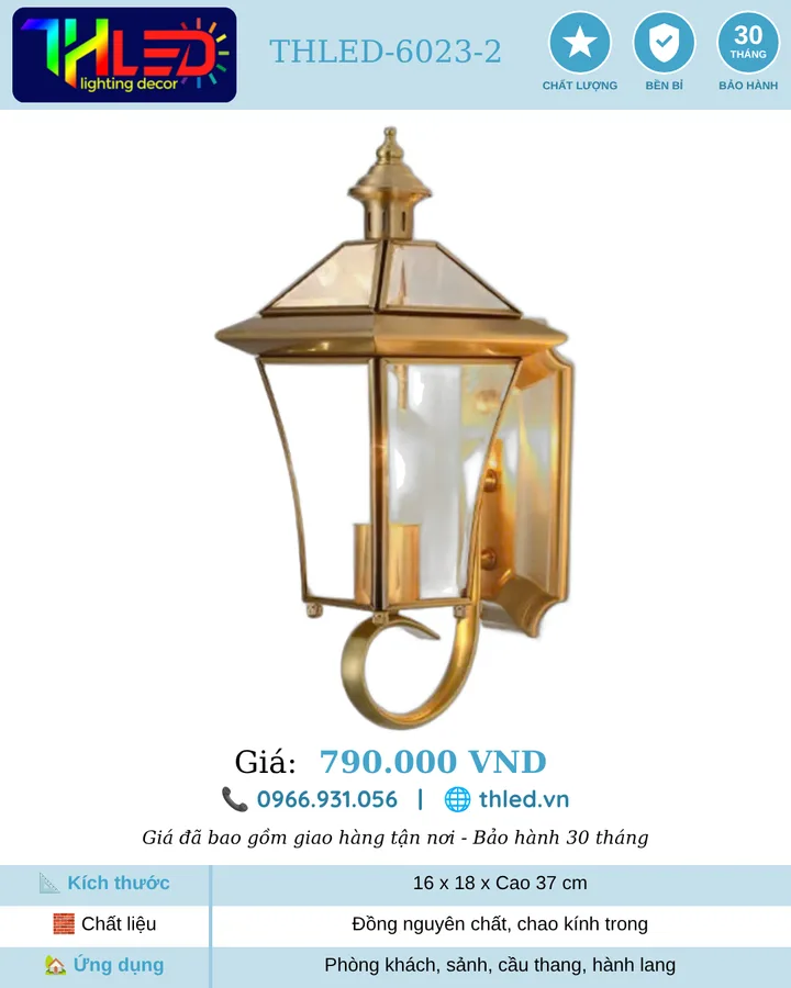 Đèn vách THLED-6023-2