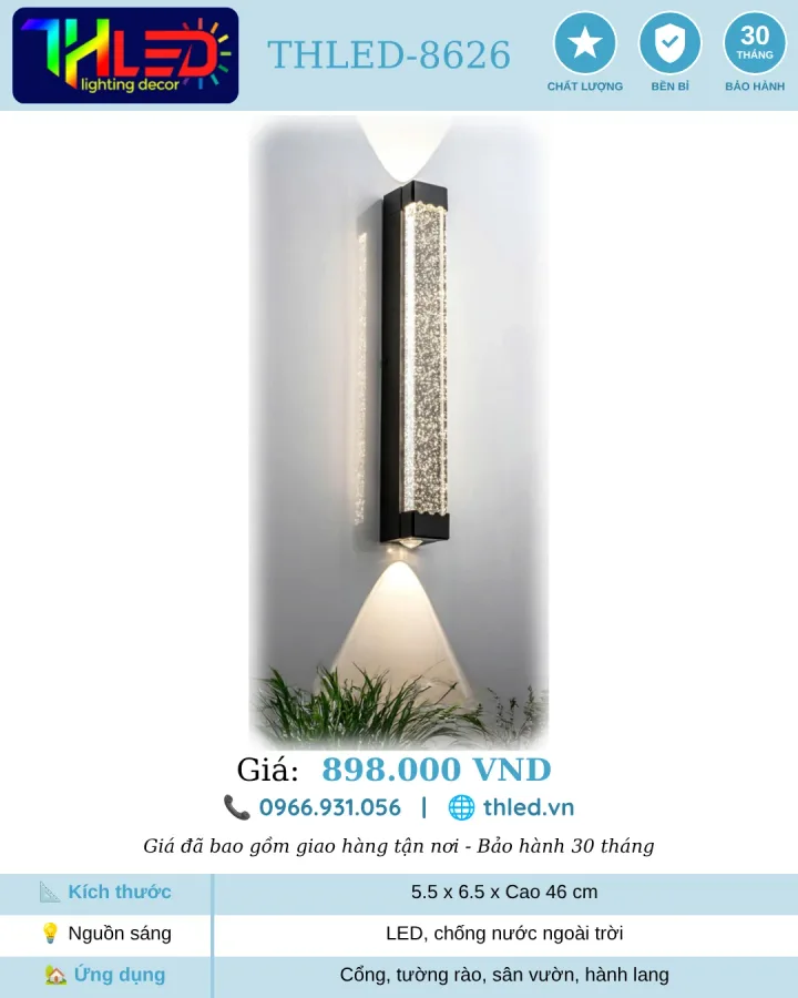 Đèn vách THLED-8626